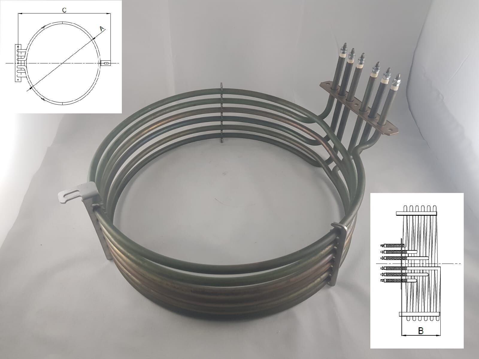 R2076-1P KONVEKSİYONLU FIRIN REZİSTANS 3X3330 WATT