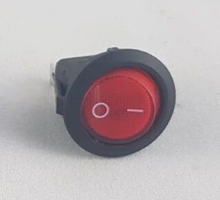 YUVARLAK ISIKLI  ANAHTAR KIRMIZI