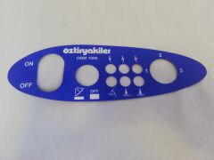 ÖZTİRYAKİLER OBM 1080 T/S KULLANILAN  KUMANDA PANEL ETİKETİ