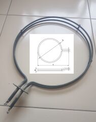 R2067-1P ELECTROLUX FIRIN REZİSTANSI 2X2840 WATT