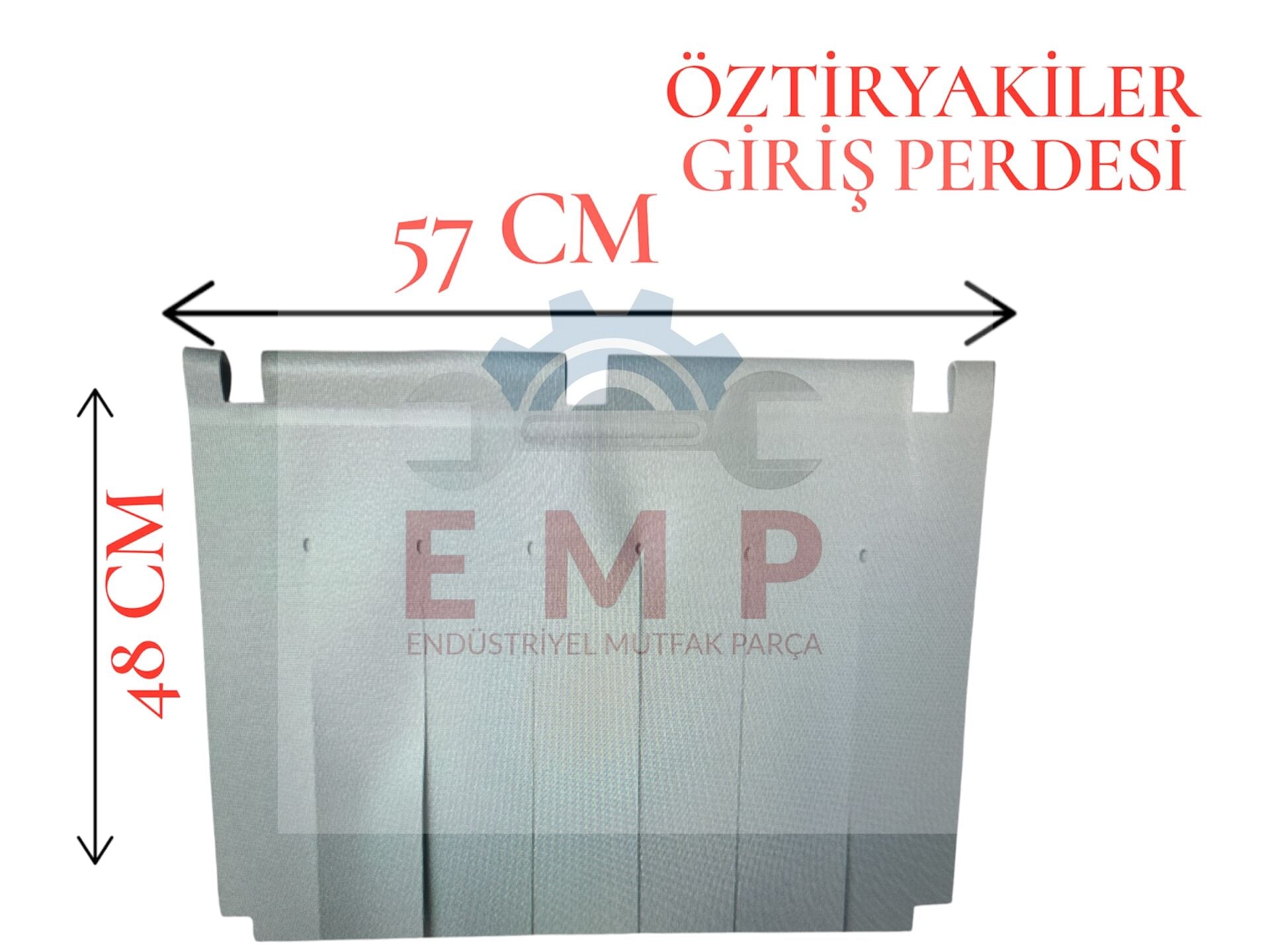 Öztiryakiler Bulaşık Makinesi Giriş Çıkış Perdesi, 57x48 Cm
