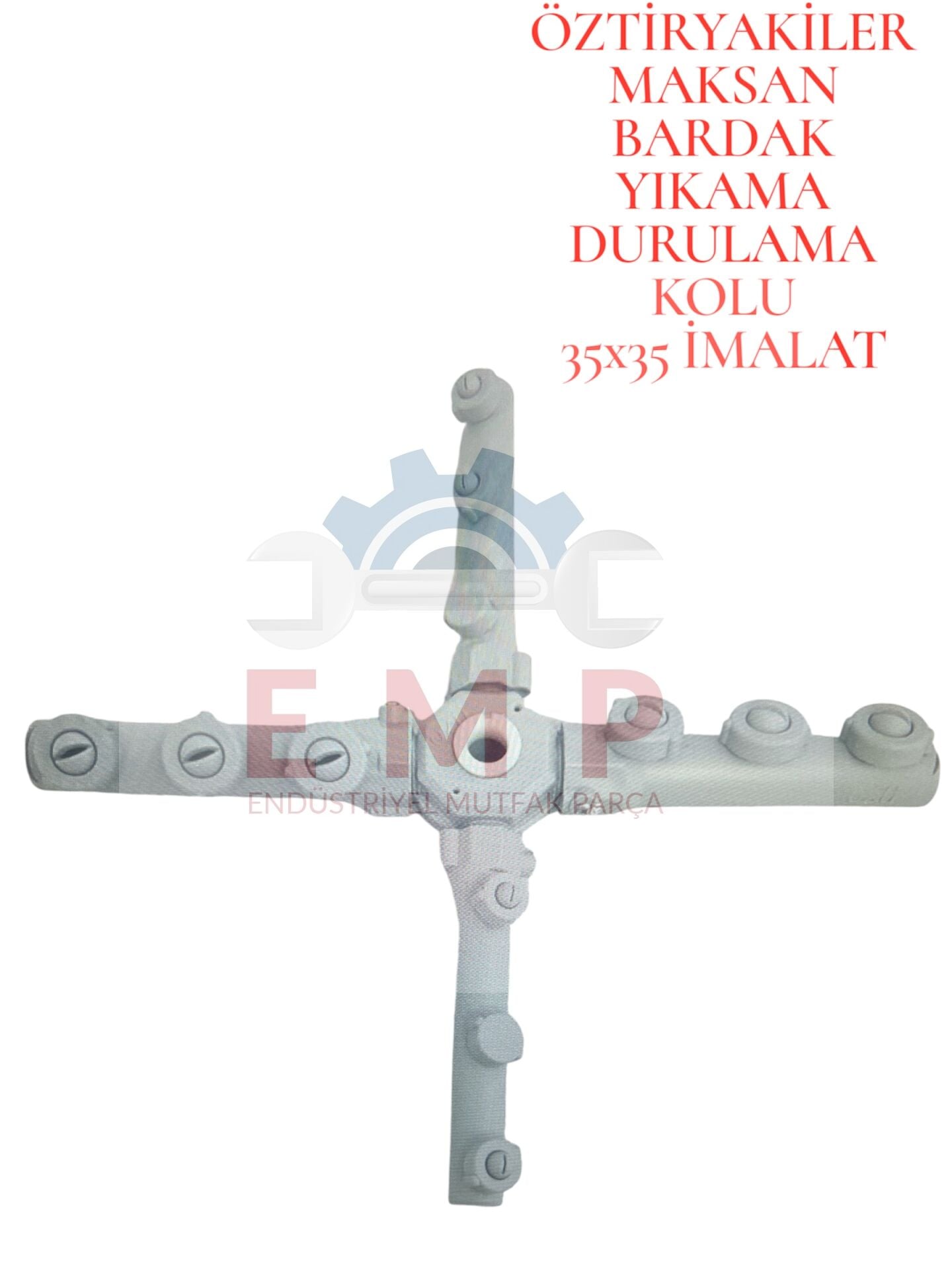 ÖZTİRYAKİLER MAKSAN 35x35 BARDAK YIKAMA DURULAMA KOLU İMALAT