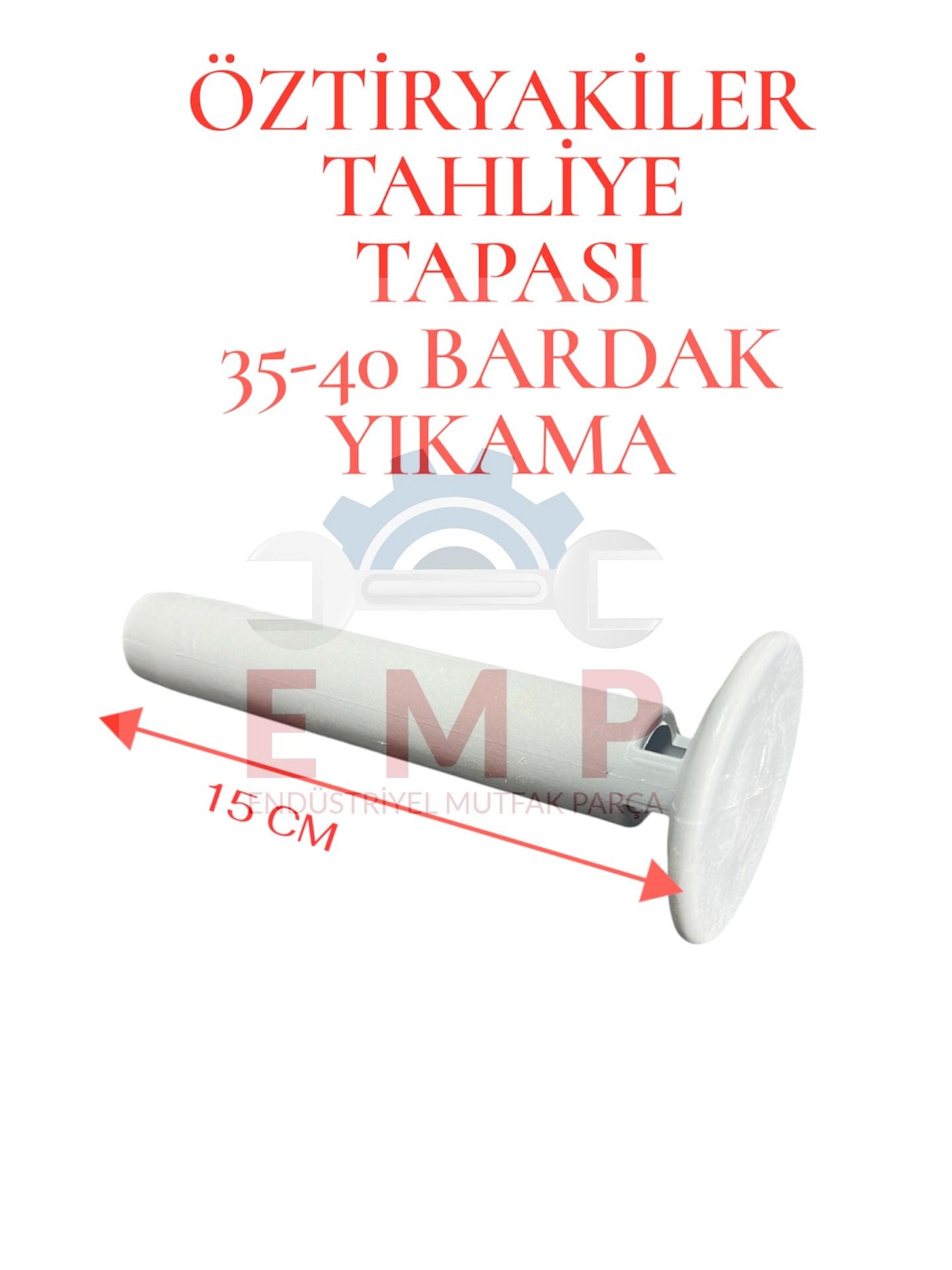 ÖZTİRYAKİLER BARDAK YIKAMA TAPASI 35-40 MODEL