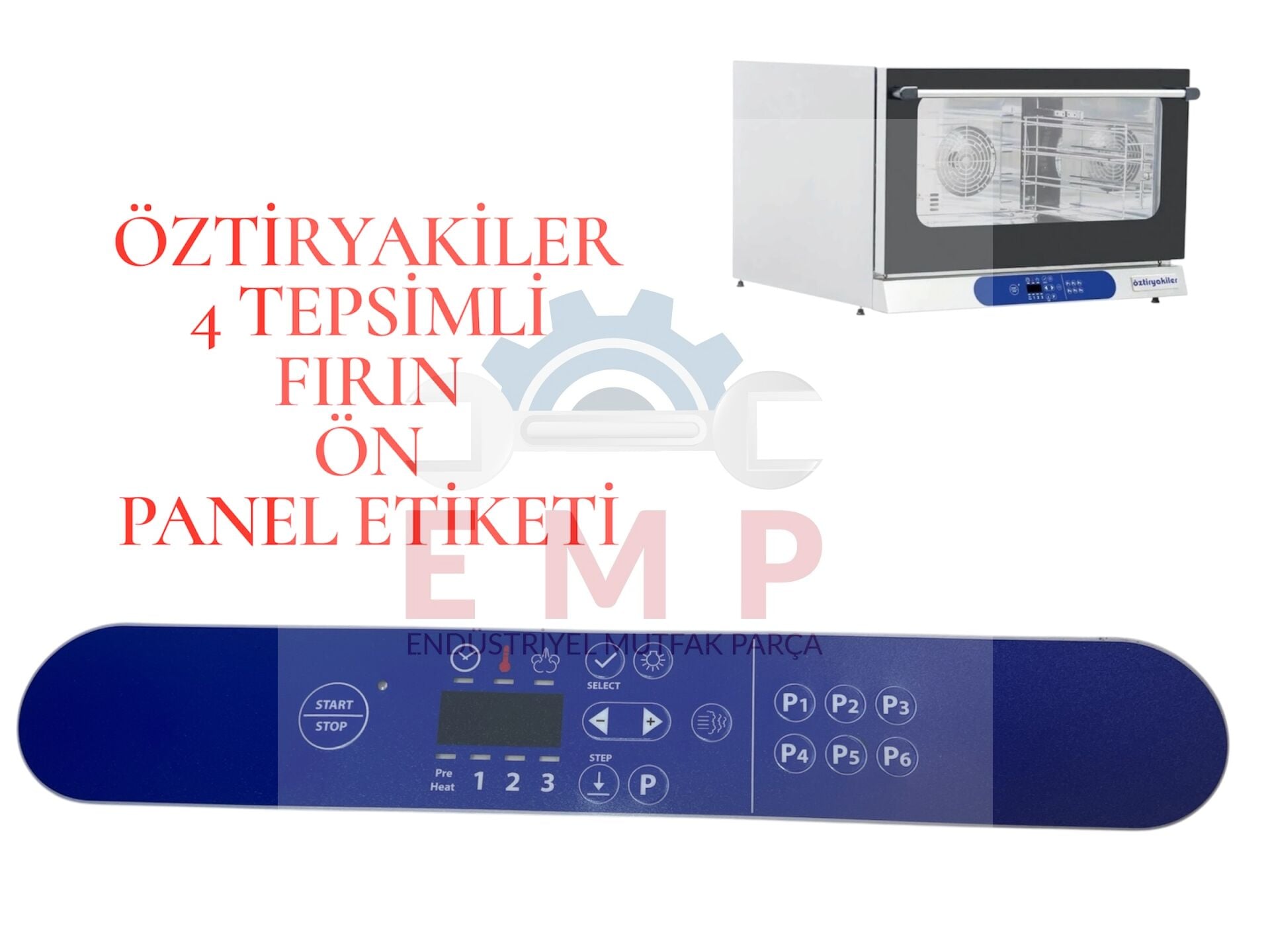 ÖZTİRYAKİLE 4 TEPSİLİ PANEL ETİKETİ ELEKTRONİK KARTLI