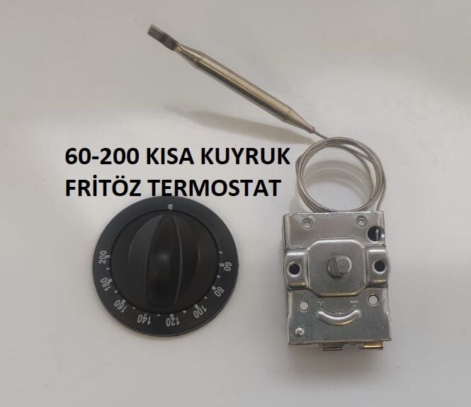 TECASA 60-200 FRİTÖZ TERMOSTAT (KISA KUYRUK)