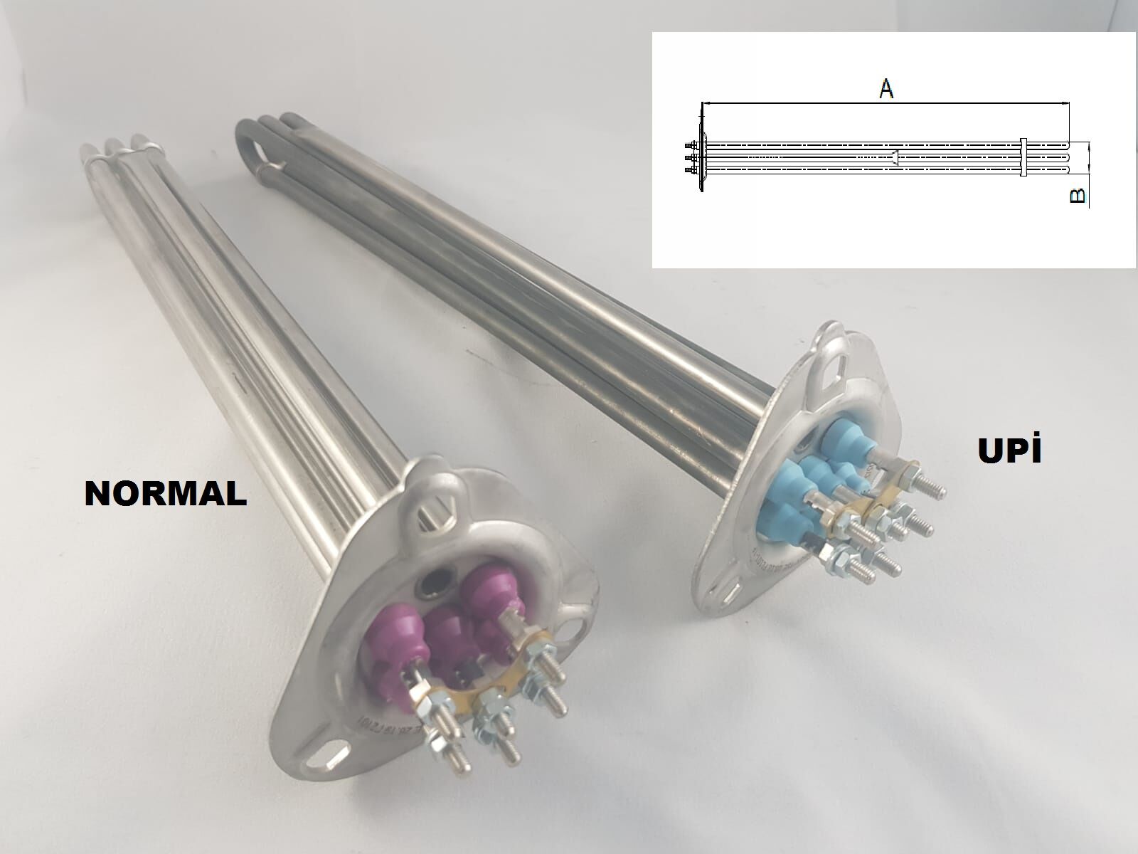 F2101 4500 W ÜÇGEN BOİLER REZİSTANS