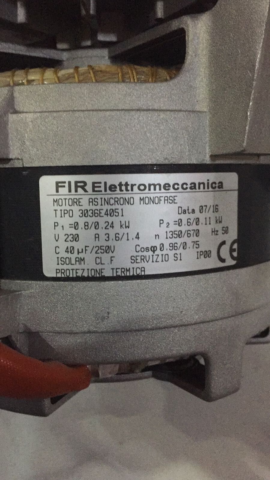 FIR TİPO 3036E4051   FIRIN MOTORU