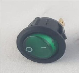 YUVARLAK ISIKLI ANAHTAR YESIL