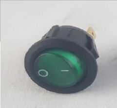 YUVARLAK ISIKLI ANAHTAR YESIL