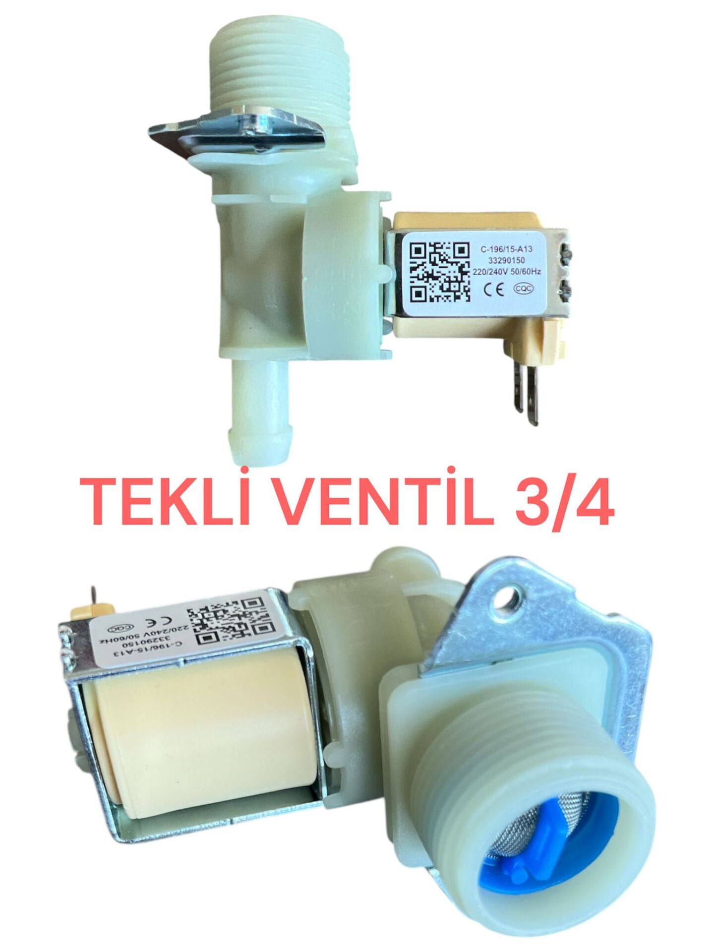TEKLİ SU GİRİŞ VENTİLİ 3/4