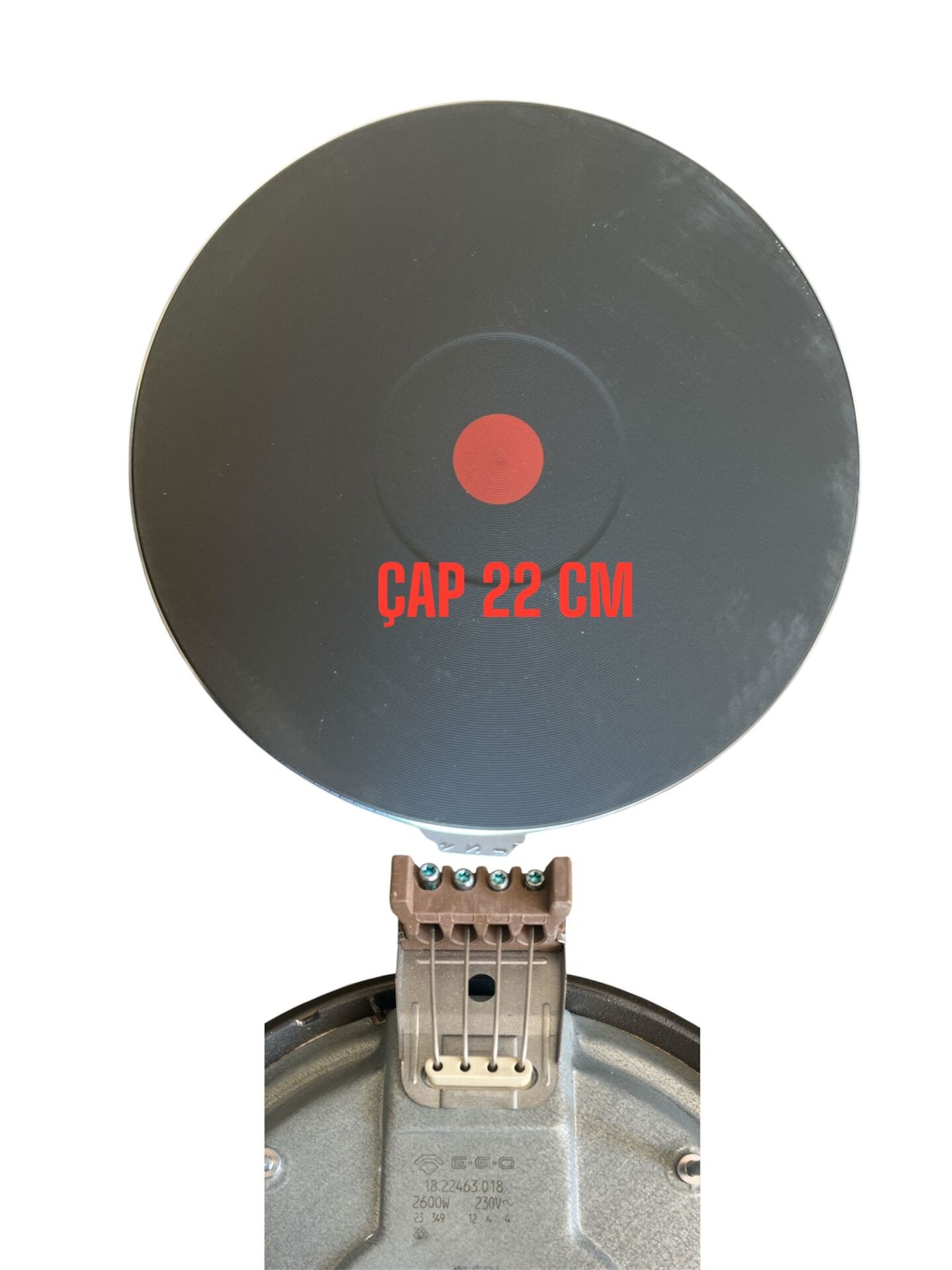 18.22474.040 EGO HOT PLATE ÇAP: 22 CM 230 VOLT 2600 WATT