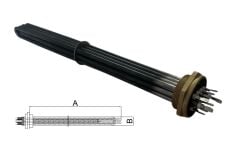 UPİ  M1312-1P 2''  5X2500 WATT 48 CM  SULU REZİSTANS