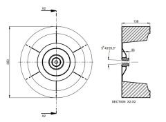 FIRIN FANI 35X14 CM 6 YAPRAK