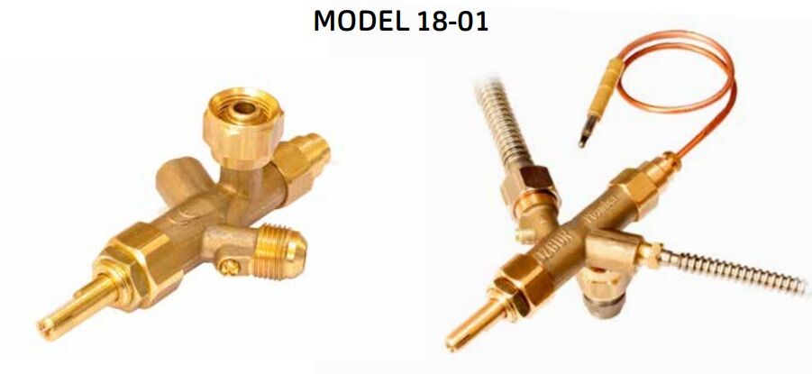ÖZGÜR MODEL 18-01 3/8 GAZ VALFİ PİLOTLU