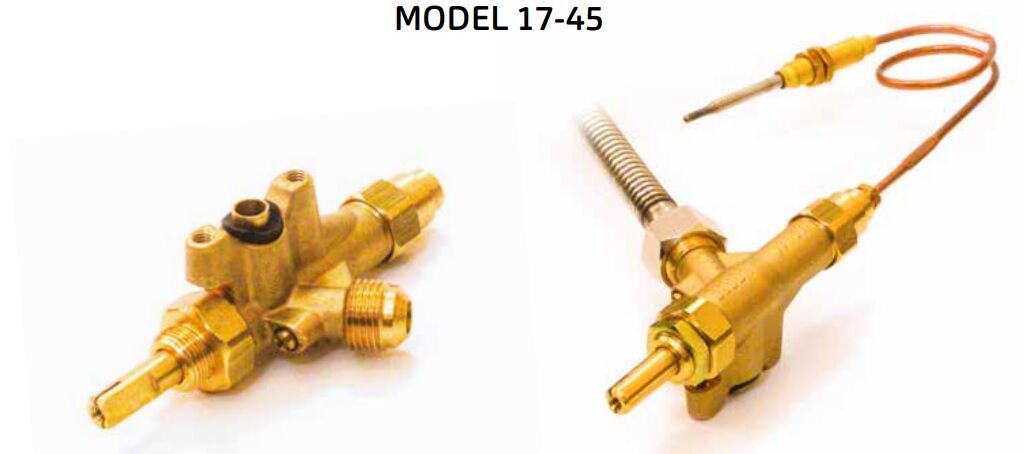 ÖZGÜR MODEL 17-45 3/8 KELEPÇELİ GAZ VALFİ