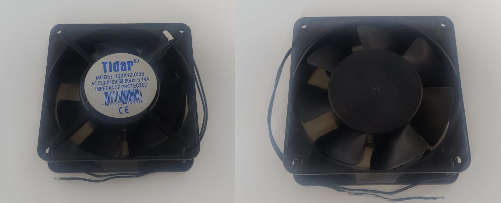 TİDAR IKF-12 KARE FAN 120X38MM 220 V RULMANLI