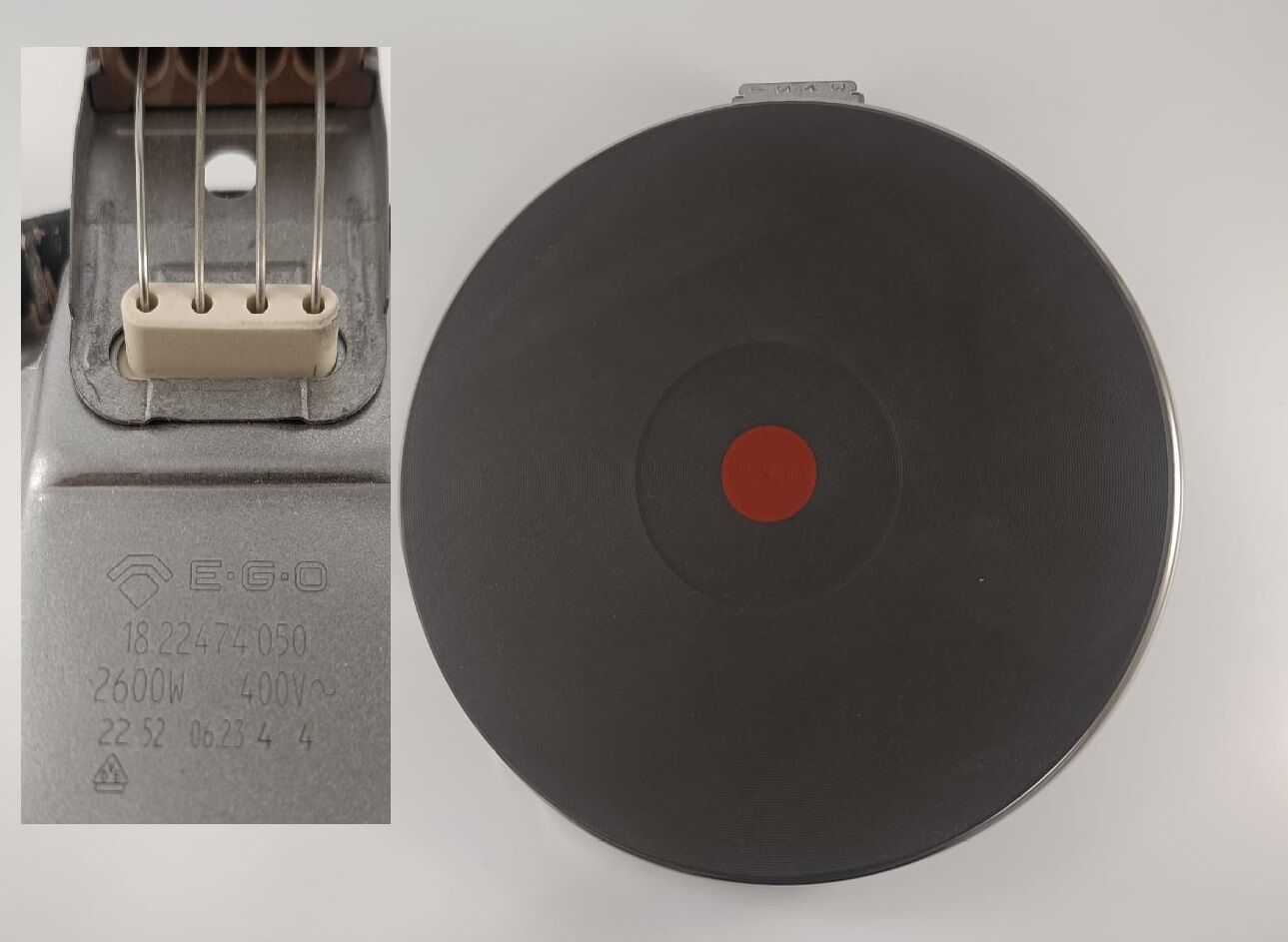 18.22474.050 EGO HOT PLATE ÇAP: 22 CM 400 VOLT 2600 WATT