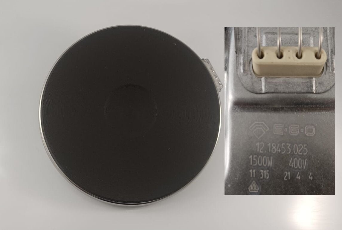 12.18453.025 EGO HOTPLATE ÇAP: 18 CM 400 VOLT 1500 WATT