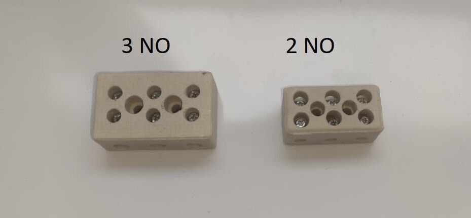 PORSELEN KLEMENS 3 LÜ 3 NO