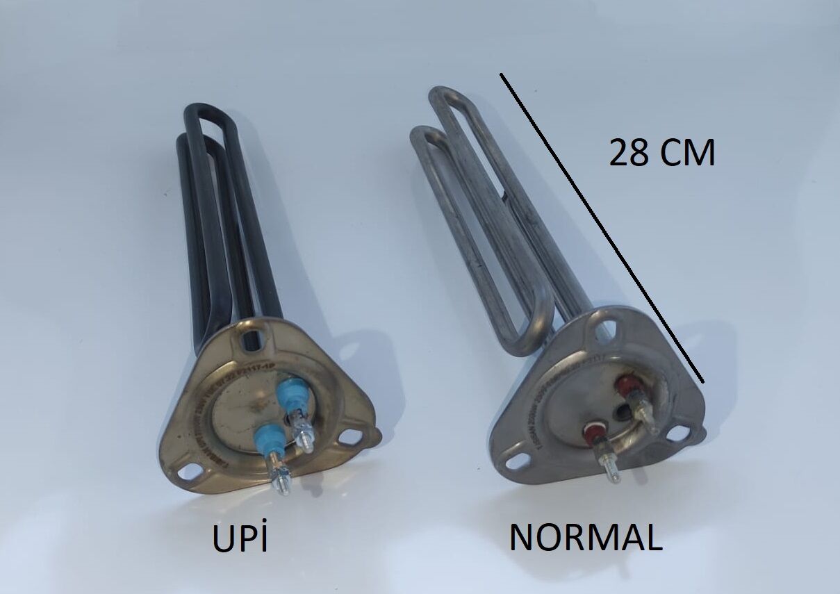 F2117-1P UPİ MONOFAZE ÜÇGEN FLANŞ BOİLER REZİSTANS 2000 W