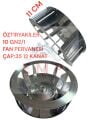 FAN MOTOR PERVANESI Ø 350 H:110 CIFT YONLU PASLANMAZ