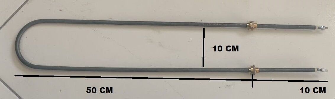 PİZZA FIRIN REZİSTANS U TİP 1000 WATT 600X100 MM