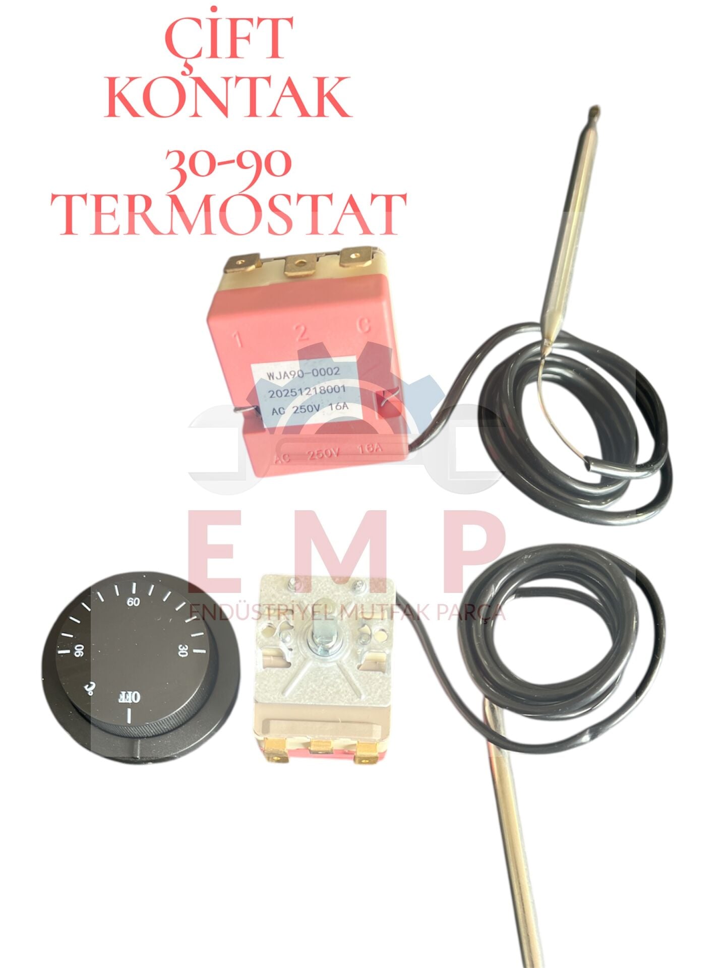 30-90 WJA TERMOSTAT ÇİFT KONTAK