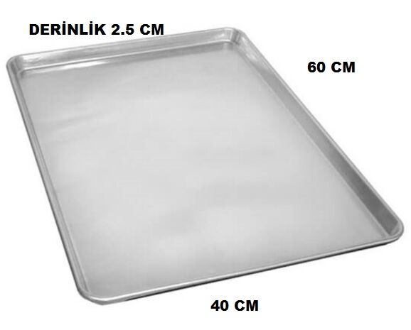 40X60 CM FIRIN TEPSİSİ  2.5 CM DERİNLİK