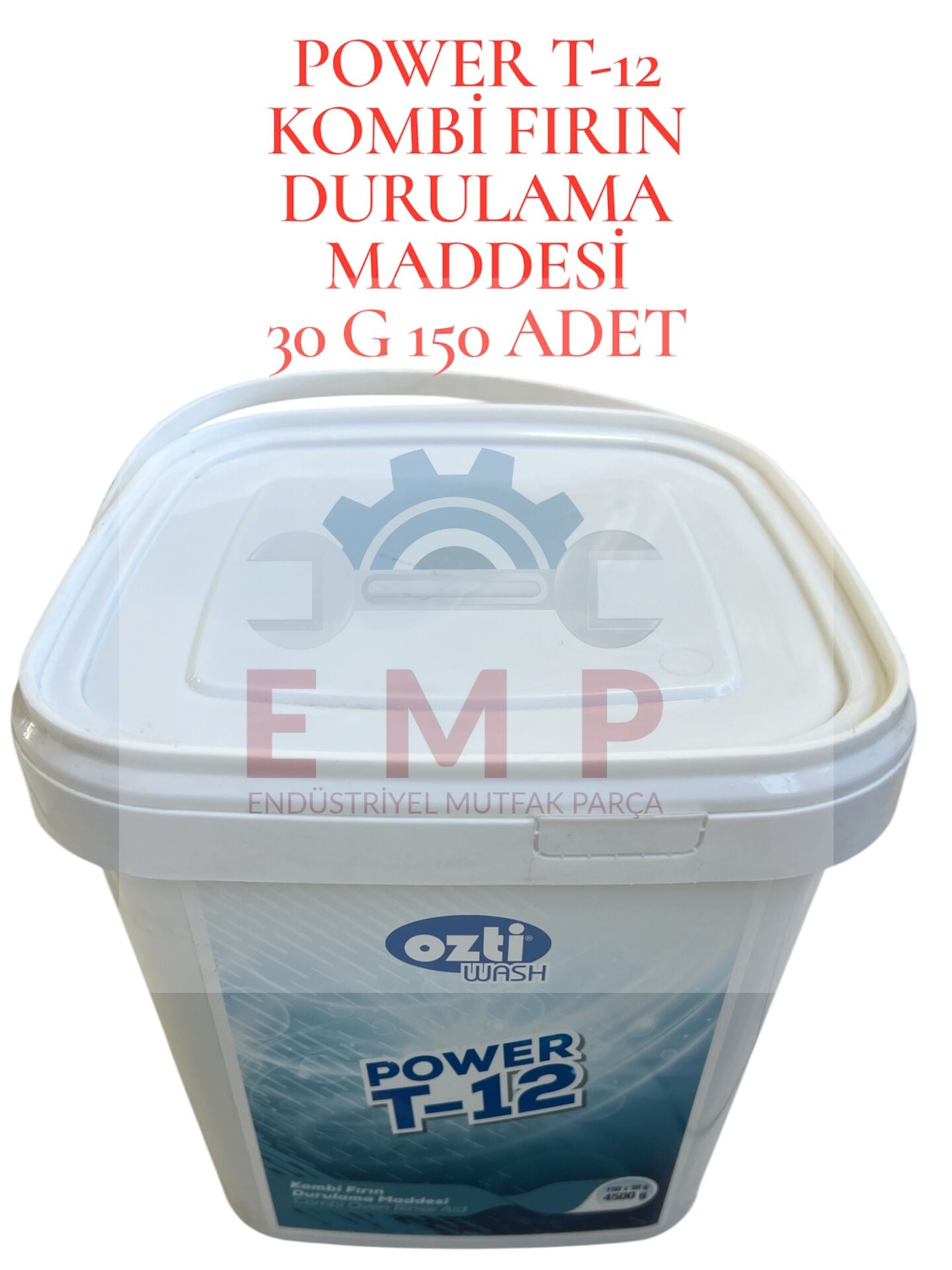 Power T-12 Kombi Fırın Durulama Maddesi 30 gr - 150 Adet