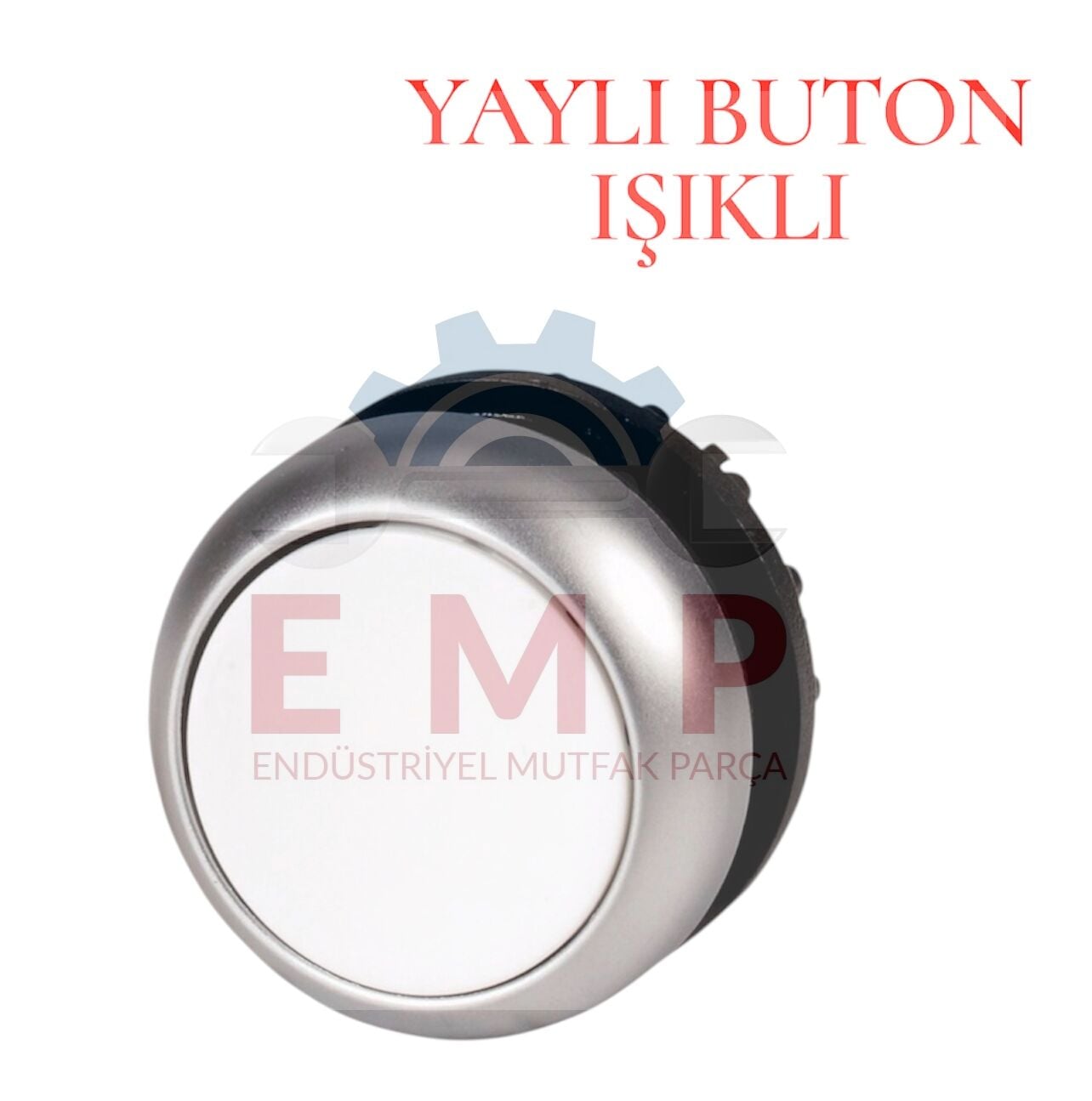 EATON IŞIKLI YAYLI BUTON BEYAZ