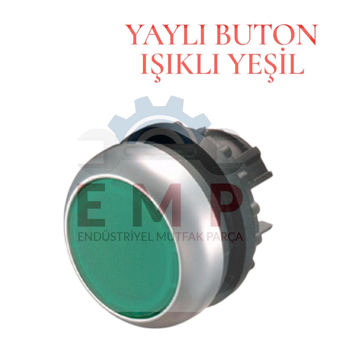 EATON IŞIKLI YAYLI BUTON YEŞİL