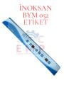 İNOKSAN BYM 052 EKRAN ETİKETİ