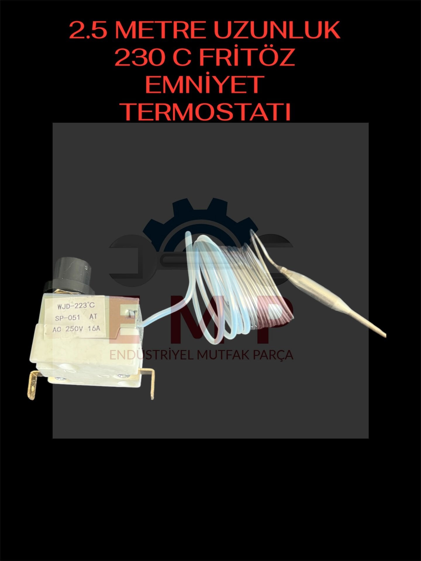 WJD 230 C 2,5 METRE EMNİYET TERMOSTATI