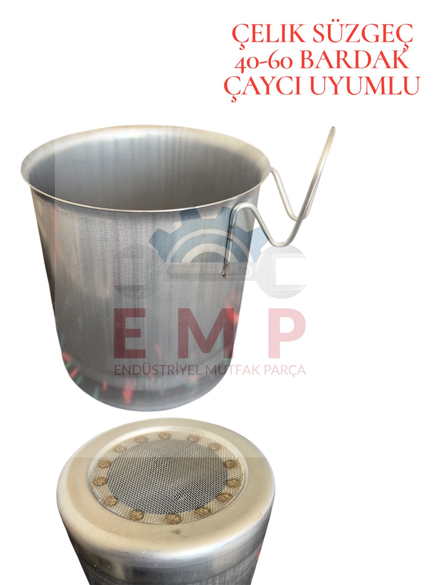 KÜÇÜK BOY ÇAY MAKİNESİ ÇELİK SÜZGEÇ (40,60,80 ) BARDAK ÇAP :95 MM